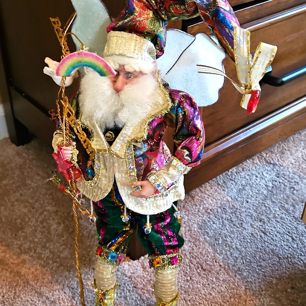 Colorful Jester Doll with Bells - Picture 2 of 5